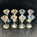 Lobmeyer Moser Trumpet Footed Quatrefoil Liqueur Glass