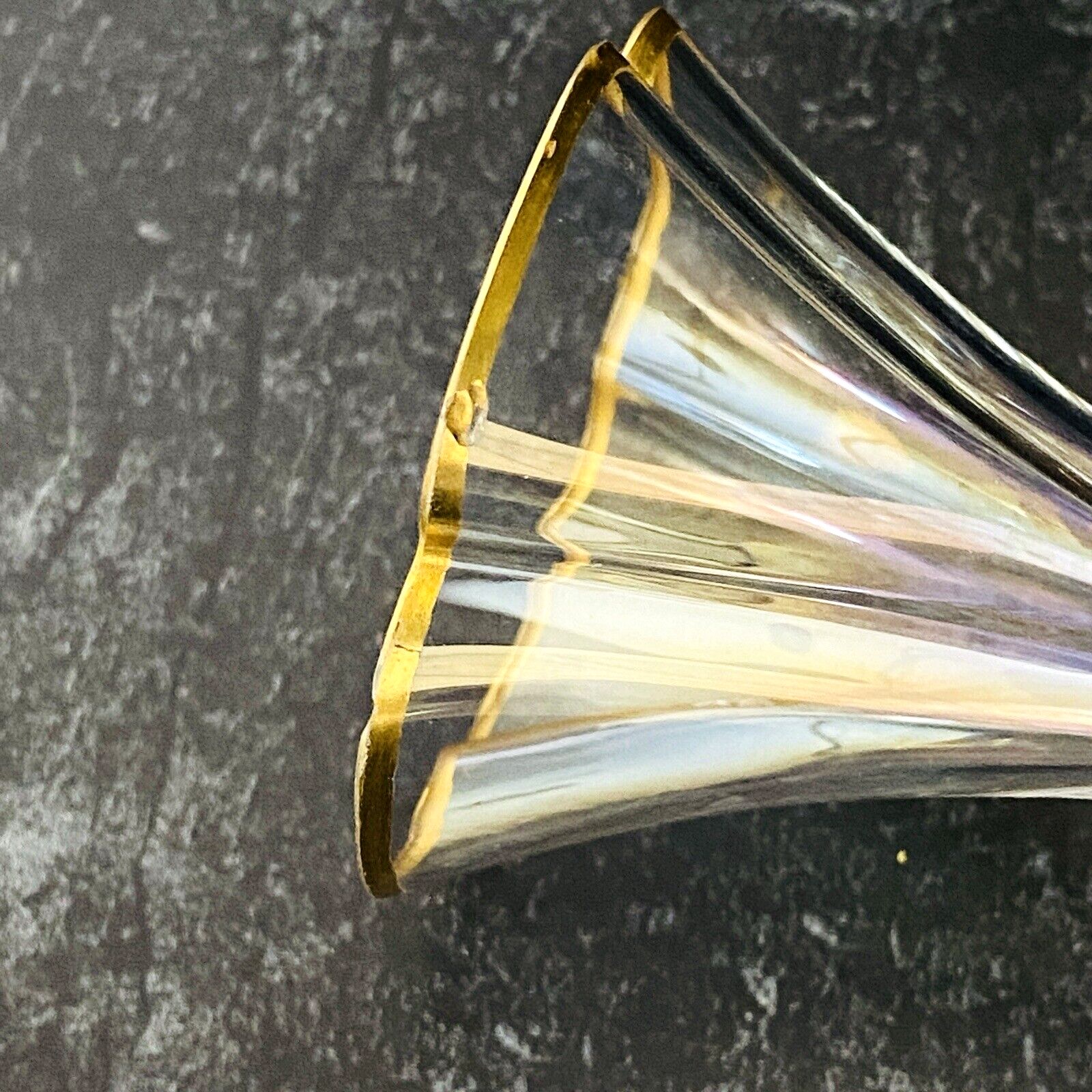 Lobmeyer Moser Trumpet Footed Quatrefoil Liqueur Glass