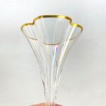 Lobmeyer Moser Trumpet Footed Quatrefoil Liqueur Glass