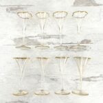 Lobmeyer Moser Trumpet Footed Quatrefoil Liqueur Glass