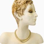 Modernist Gas Pipe Chain Necklace