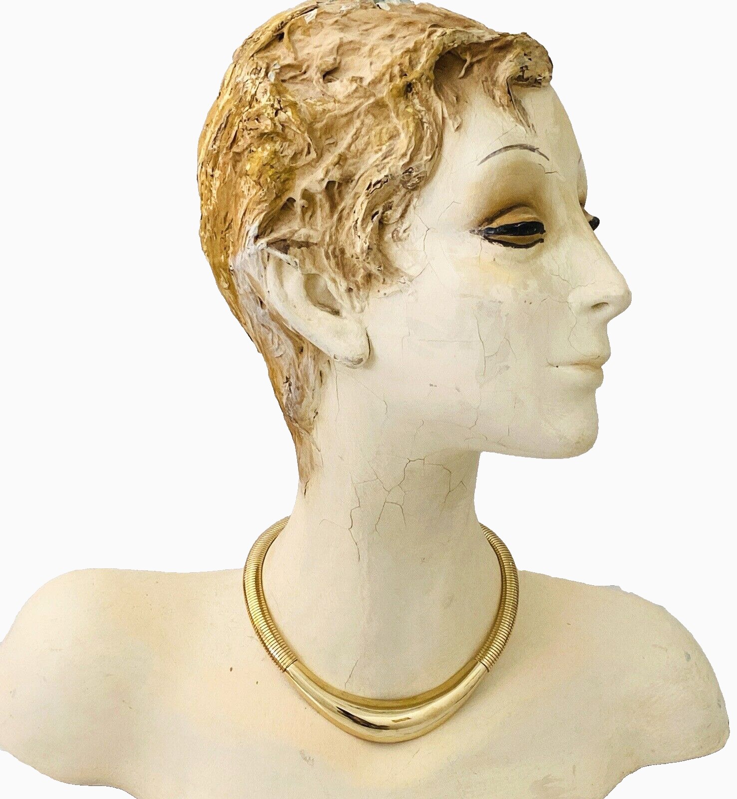 Modernist Gas Pipe Chain Necklace