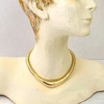 Modernist Gas Pipe Chain Necklace
