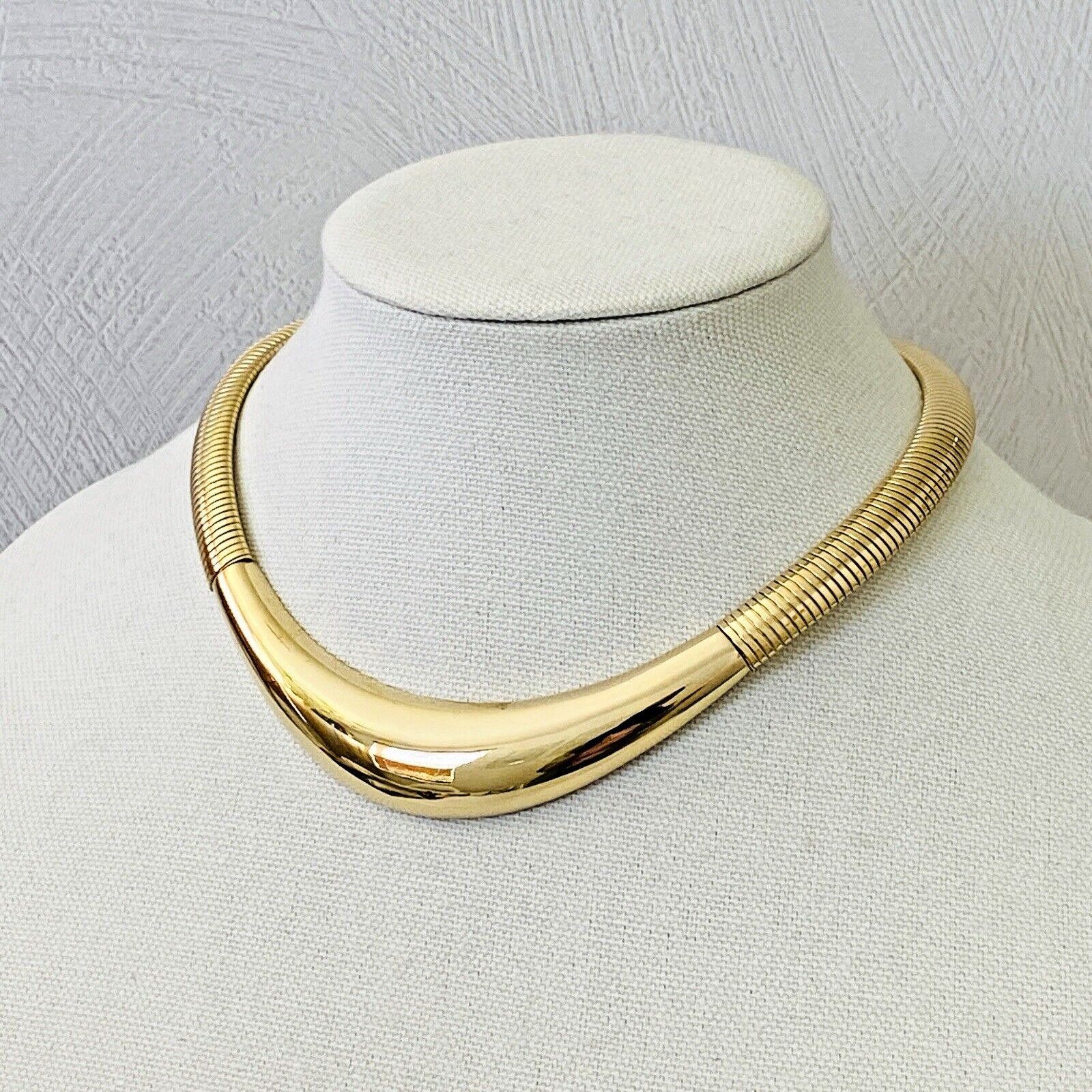 Modernist Gas Pipe Chain Necklace