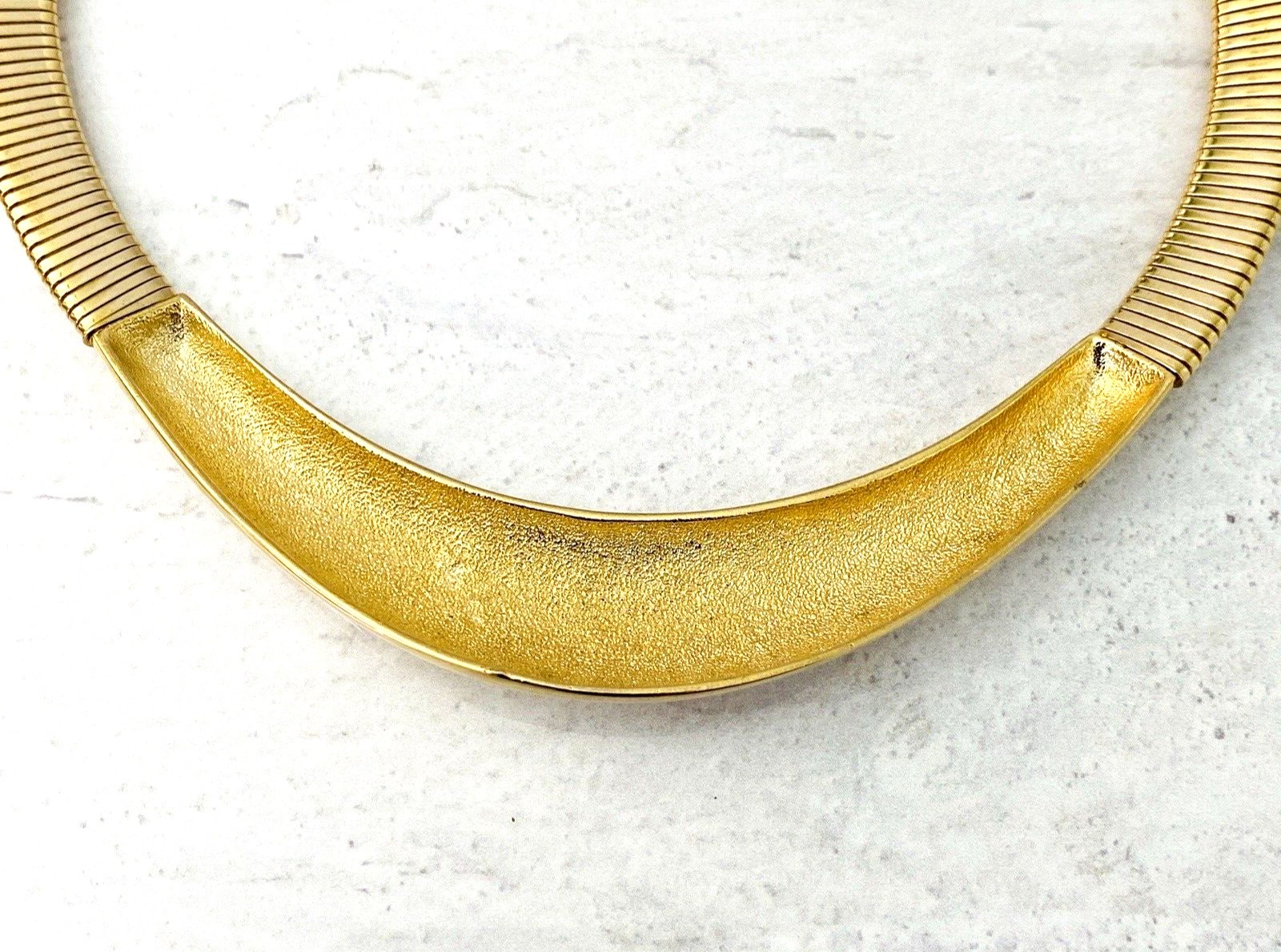 Modernist Gas Pipe Chain Necklace