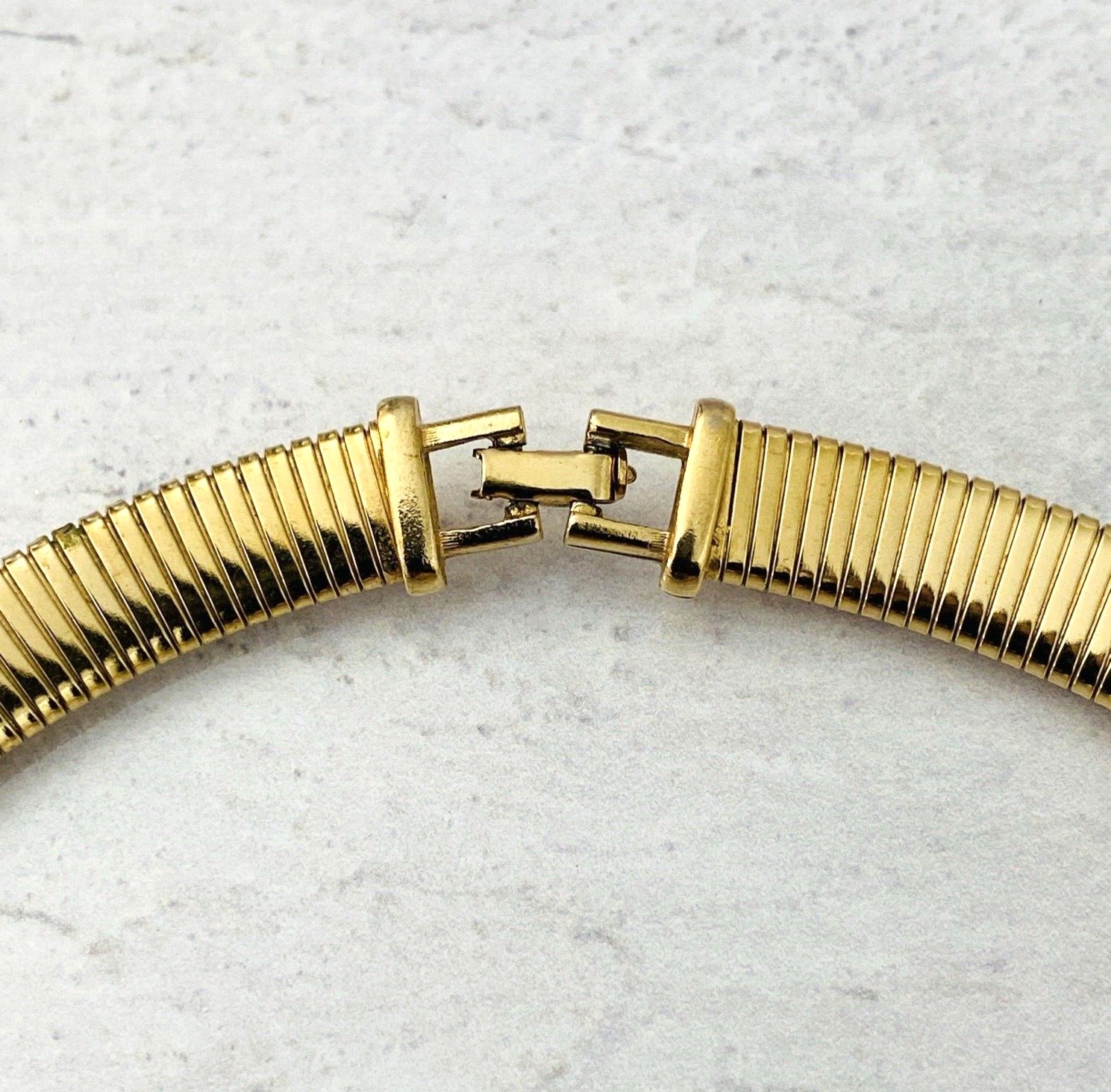 Modernist Gas Pipe Chain Necklace