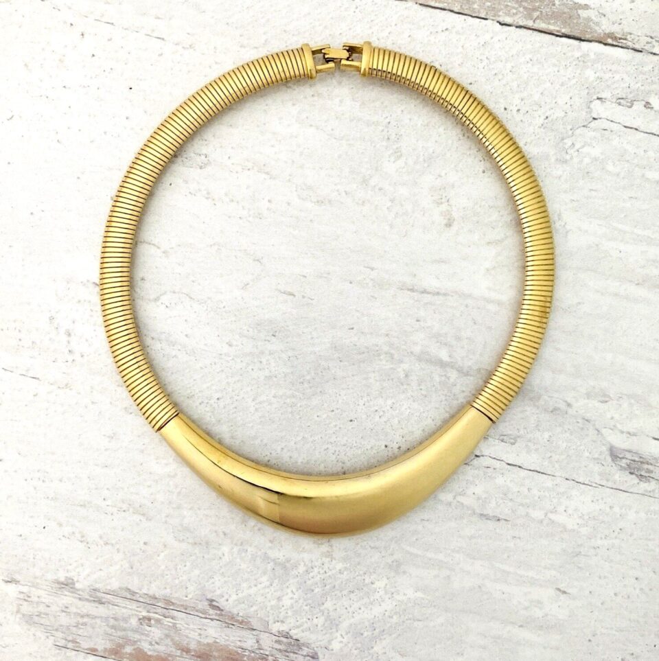Modernist Gas Pipe Chain Necklace