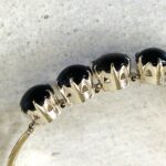 Sterling Silver Black Onyx Line Bracelet