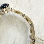 Sterling Silver Black Onyx Line Bracelet
