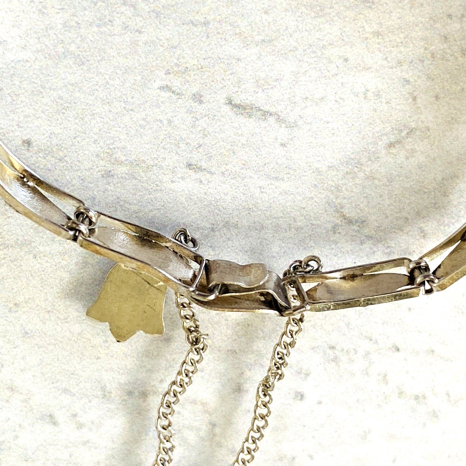 Sterling Silver Black Onyx Line Bracelet