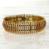 Trifari Modernist Picket Fence Bracelet