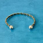 Mexican Sterling Silver and Brass Twisted Rope Cuff