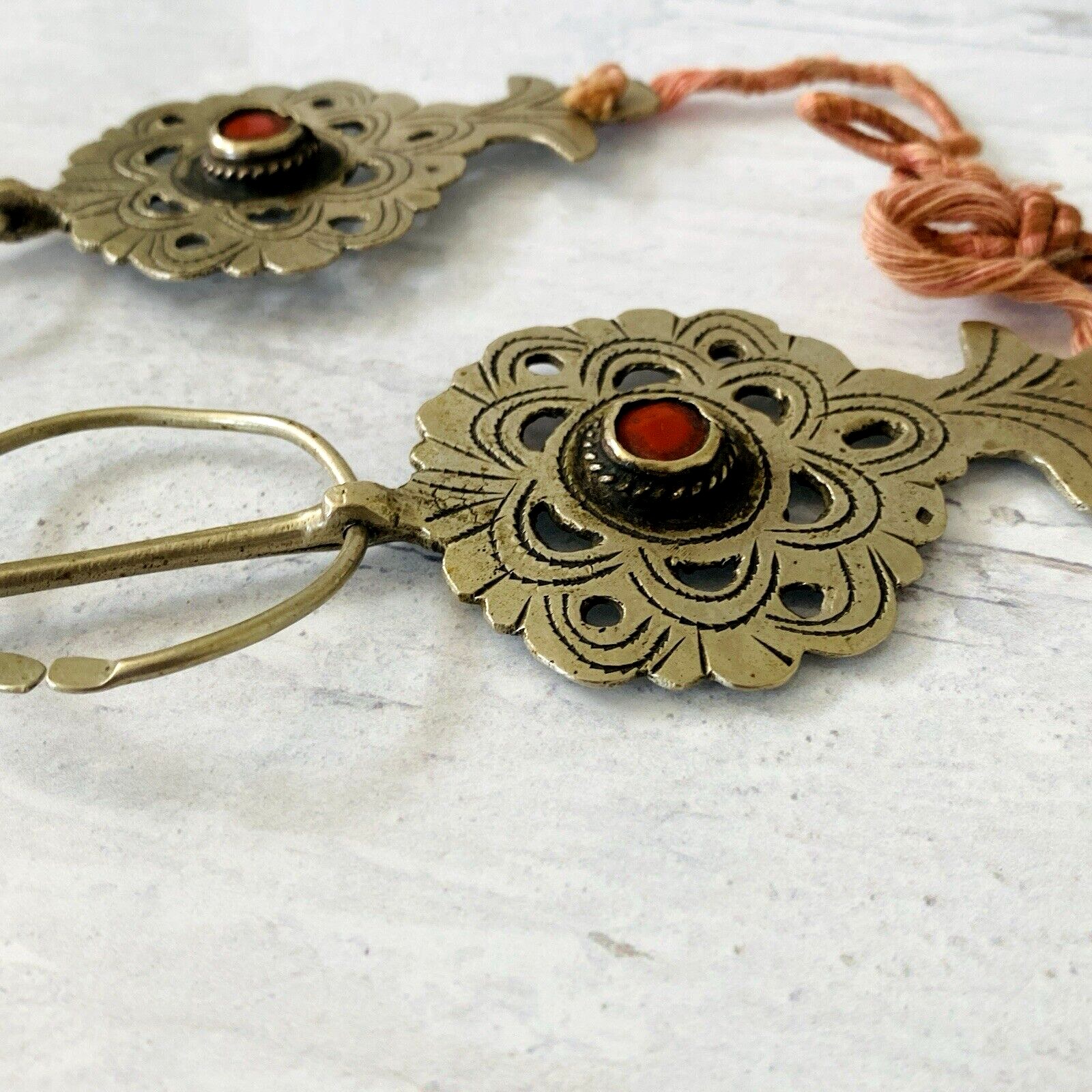 Algerian Berber Silver Cloak Pins or Fibulae