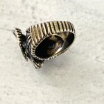 Sterling Silver Dimensional Ram's Head Ring