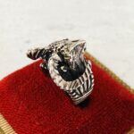 Sterling Silver Dimensional Ram's Head Ring