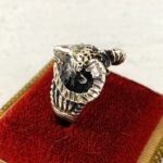 Sterling Silver Dimensional Ram's Head Ring