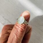 Gray Moonstone Sterling Silver Ring by McGrath Hamin