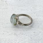 Gray Moonstone Sterling Silver Ring by McGrath Hamin