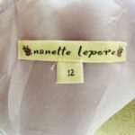 A feminine and lacy vintage Nanette Lepore dress.