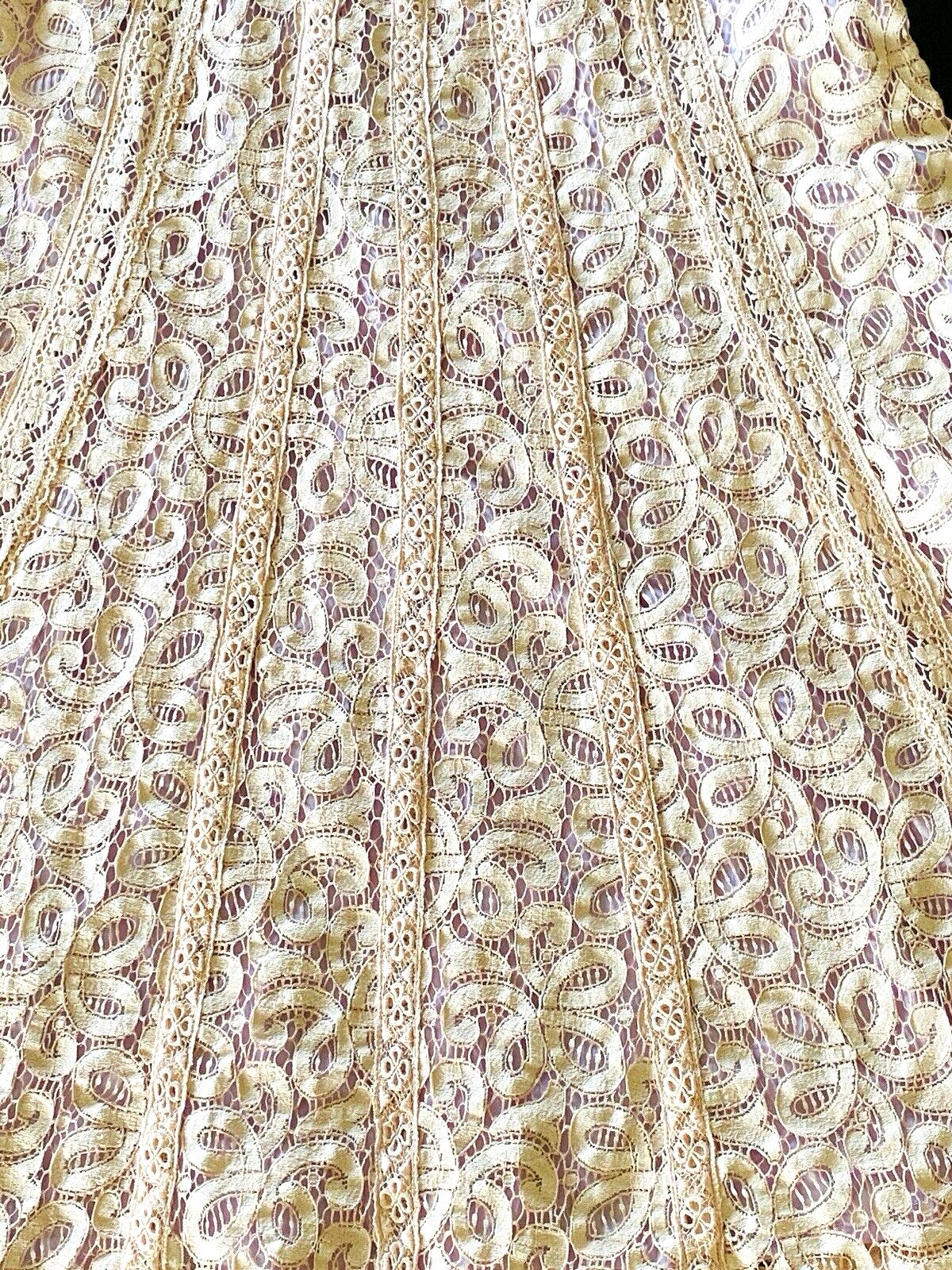 A feminine and lacy vintage Nanette Lepore dress.