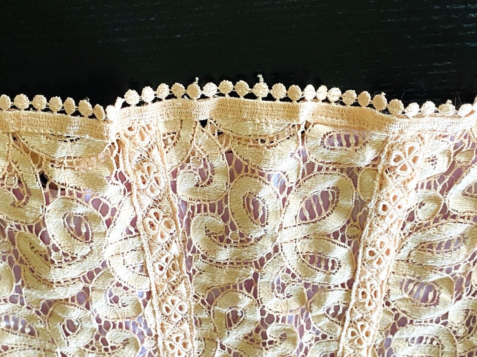 A feminine and lacy vintage Nanette Lepore dress.