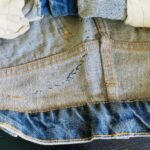 Vintage 1970s Levi's Jeans with Embroidered Appliques -