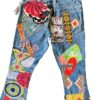 Vintage 1970s Levi's Jeans with Embroidered Appliques -