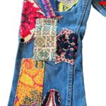 Vintage 1970s Levi's Jeans with Embroidered Appliques -