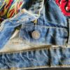 Vintage 1970s Levi's Jeans with Embroidered Appliques -