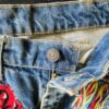 Vintage 1970s Levi's Jeans with Embroidered Appliques -
