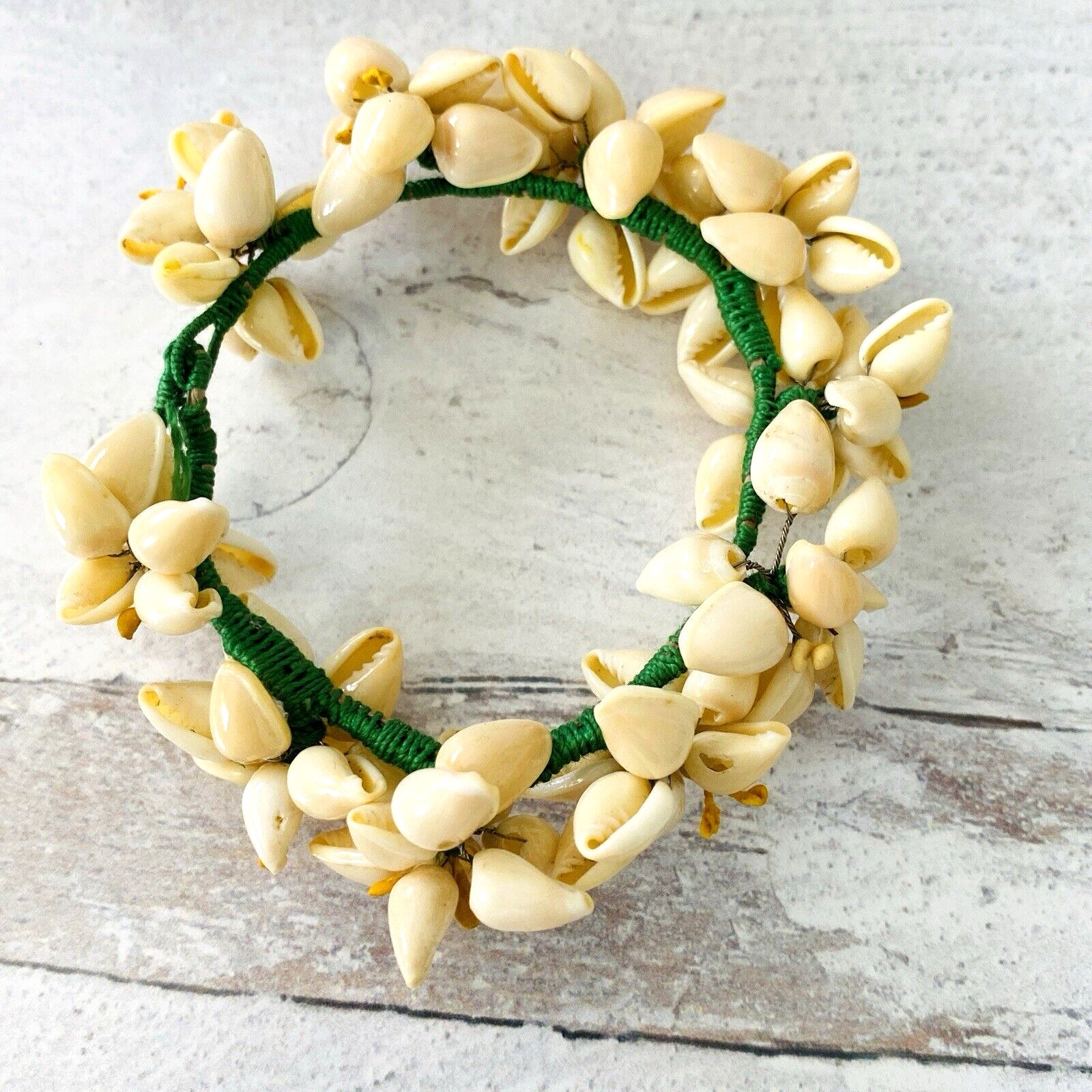 Vintage Millinery Bridal Flowers Lot Hand Crafted of Tiny Shells