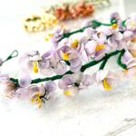 Vintage Millinery Bridal Flowers Lot Hand Crafted of Tiny Shells