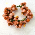 Vintage Millinery Bridal Flowers Lot Hand Crafted of Tiny Shells