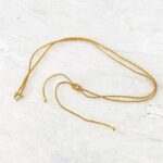 Dainty Negligee Gold Filled Y Necklace