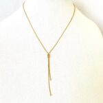 Dainty Negligee Gold Filled Y Necklace