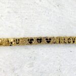 Hidden I Love You Message Gold Nugget Bracelet Plated Vintage 1970s