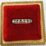 Vintage Sterling Silver Marcasite Infinity Band Ring Size 7.75