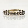Vintage Sterling Silver Marcasite Infinity Band Ring Size 7.75