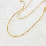 Van Dell Black Onyx Berry Cluster Gold Filled Necklace