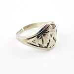 Bell Trading Post Cigarband Thunderbird Sterling Silver Ring