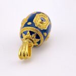 Enameled Egg Pendant