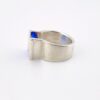 Sapphire Blue Cubic Zirconia Sterling Silver Ring