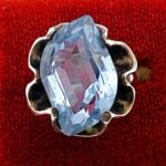 Modernist Mexican Sterling Silver Ring ca 1950s