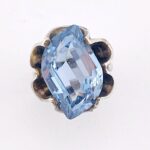 Modernist Mexican Sterling Silver Ring ca 1950s