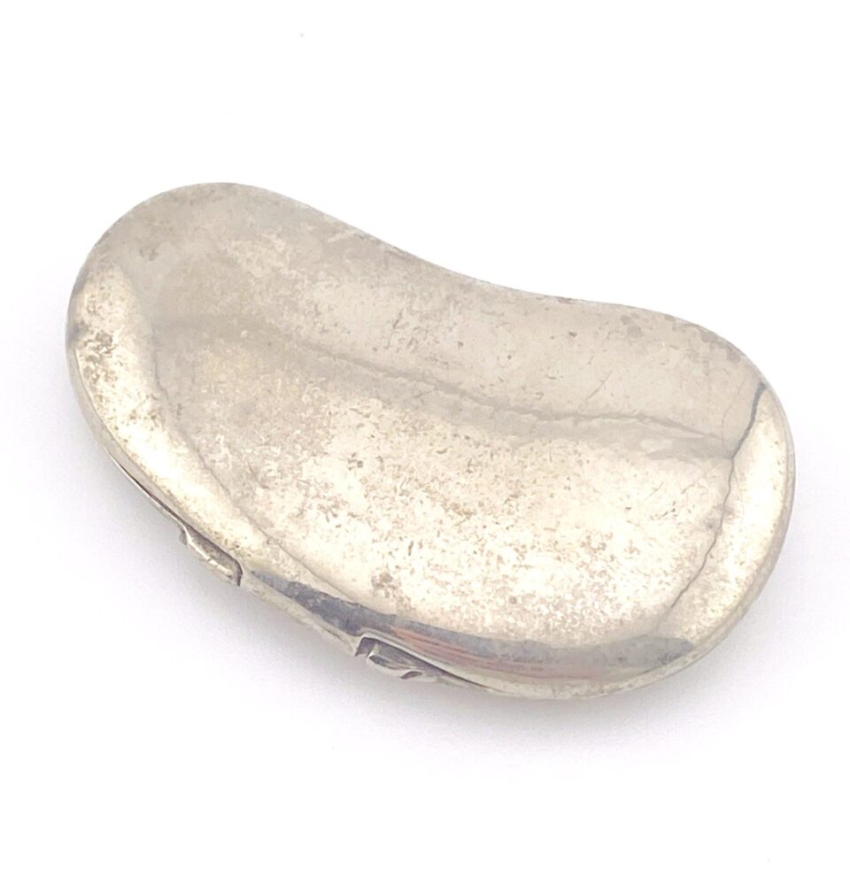 Elsa Peretti Bean for Halston Solid Perfume Purse Compact