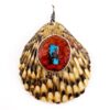 Real Shell Pendant with Sterling Silver Setting
