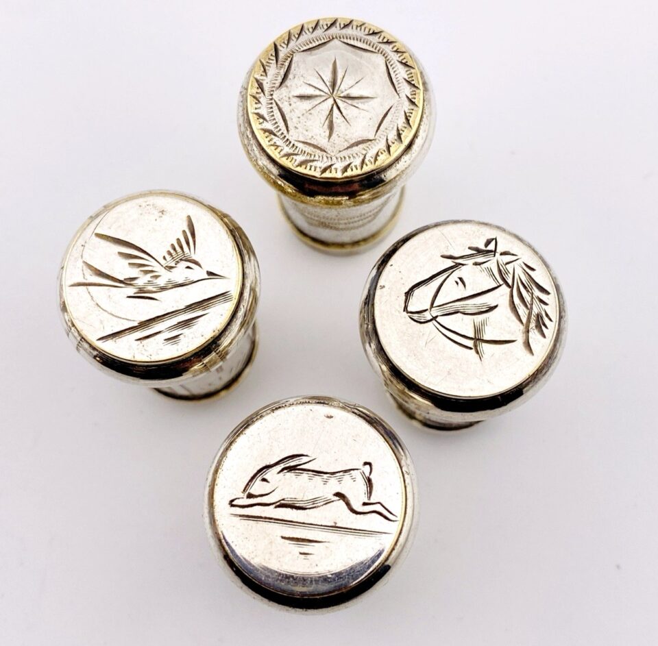 Antique Victorian Walking Stick Tops