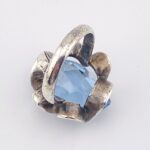 Modernist Mexican Sterling Silver Ring ca 1950s
