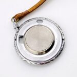 Vintage Chinese Characters Compass Pocket Watch Chain Fob