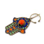 Middle Eastern Hamsa Hand of Fatima Fibula